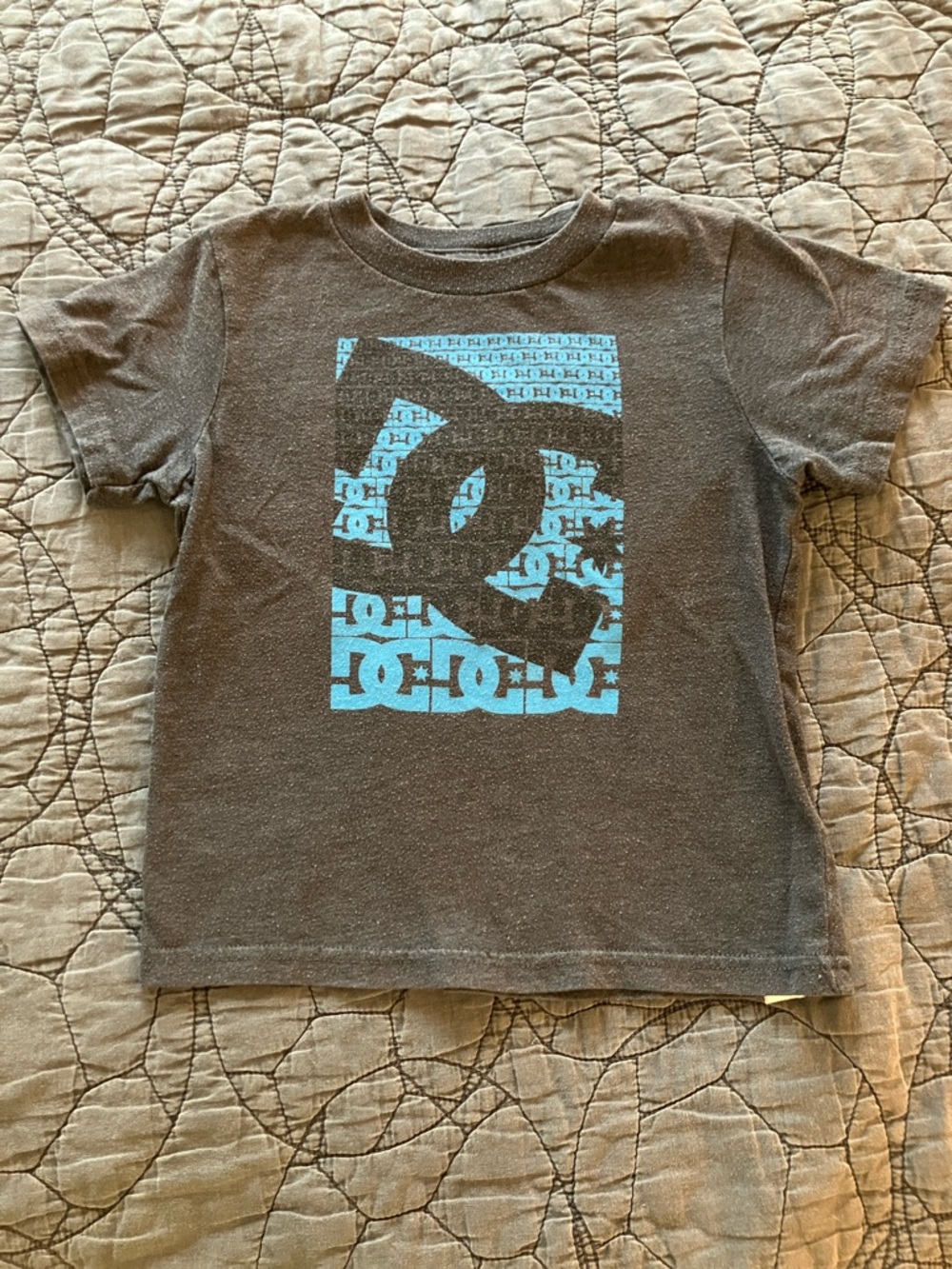 DC Tee with Blue Logo Graphic